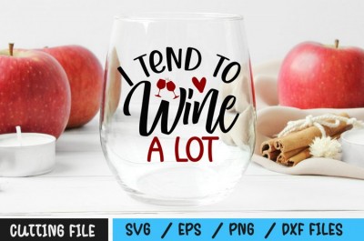 I tend to wine a lot SVG