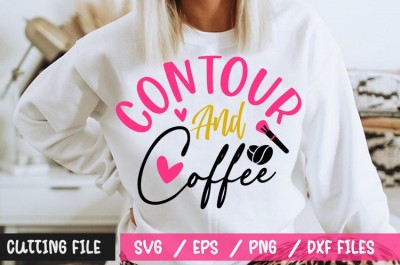 Contour And Coffee SVG