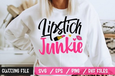 Lipstick Junkie SVG