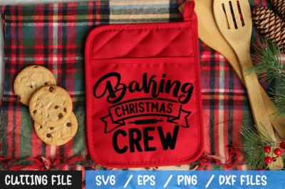 Baking Christmas Crew SVG