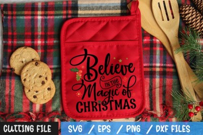 Believe in the magic of Christmas SVG