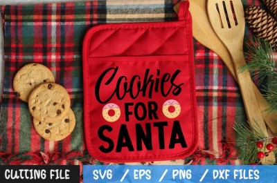 Cookies For Santa SVG