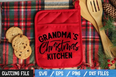 Grandmas Christmas Kitchen SVG