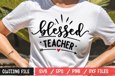 Blessed teacher SVG