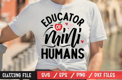 Educator of mini humans SVG