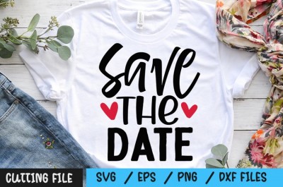 Save the date SVG