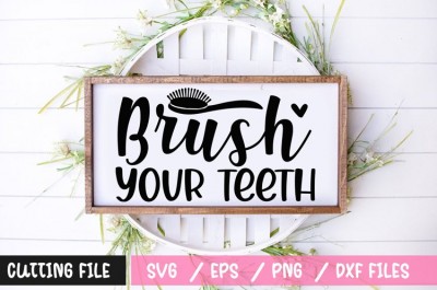 Brush your teeth SVG