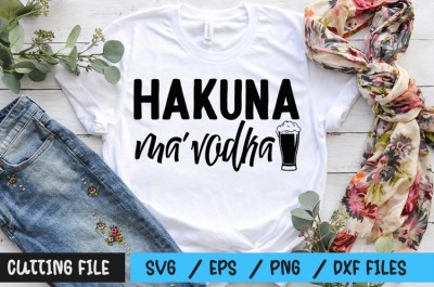 Hakuna mavodka SVG