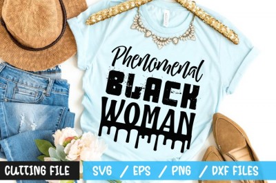 Phenomenal black woman SVG