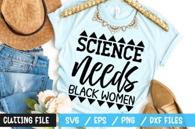 Science needs black women SVG