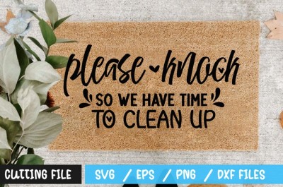 Please knock so we have time to clean up SVG