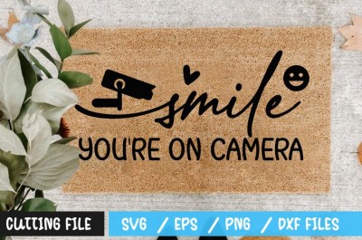 Smile youre on camera SVG