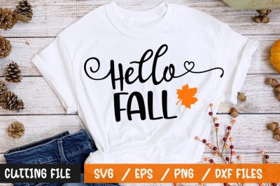 Hello Fall t-shirt design