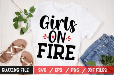Girls On Fire SVG
