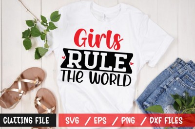 Girls Rule The World SVG