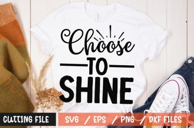 Choose to shine SVG