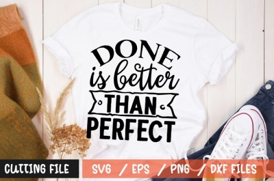 Done is better than perfect SVG