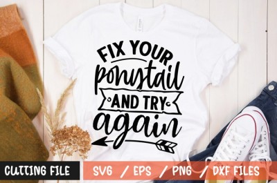Fix your ponytail and try again SVG