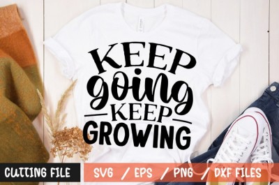 Keep going keep growing SVG