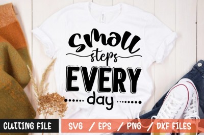 Small steps every day SVG