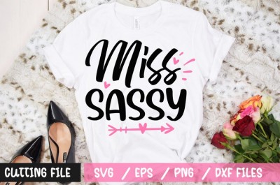 Miss sassy t-shirt design