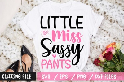 Little Miss Sassy Pants t-shirt design