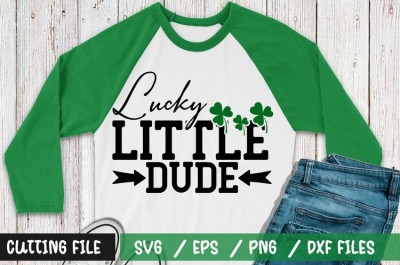 Lucky little dude t-shirt design