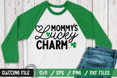 Mommys Lucky Charm t-shirt design