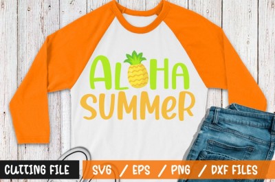 Aloha summer t-shirt design