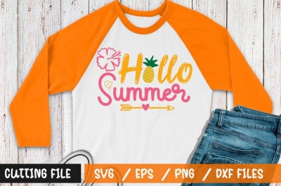 Hello Summer t-shirt design