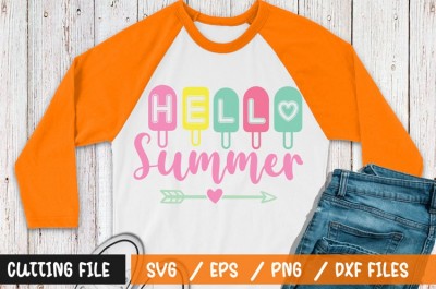 Hello Summer t-shirt design