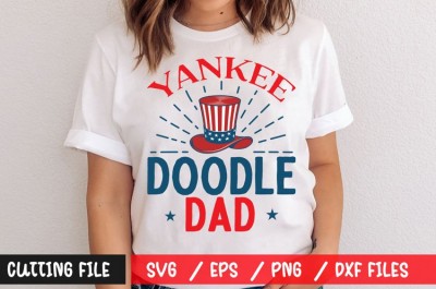 Yankee doodle dad t-shirt design