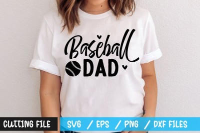 Baseball dad t-shirt design