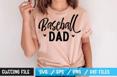 Baseball dad t-shirt design