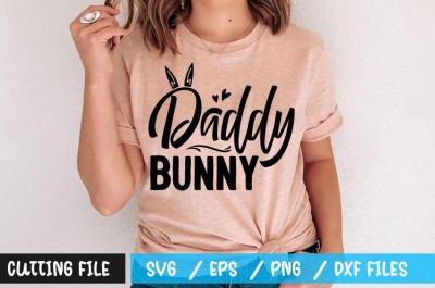 Daddy bunny t-shirt design
