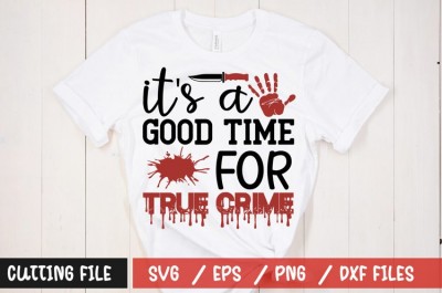 It's a good time for true crime t-shirt design