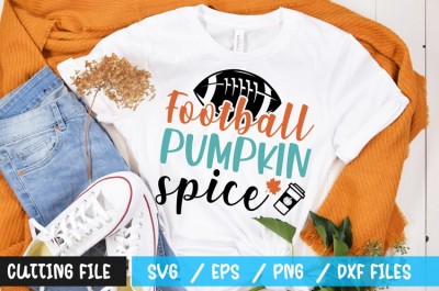 football pumpkin spice t-shirt design