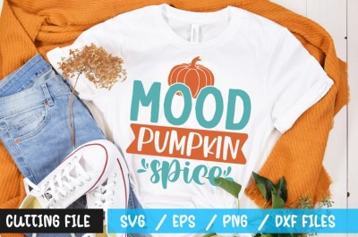 mood pumpkin spice t-shirt design