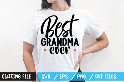 Best grandma ever t-shirt design