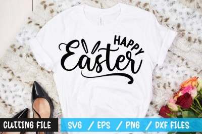 Happy easter t-shirt design