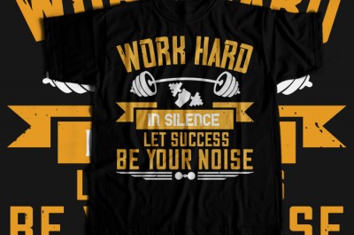 Work hard in silence. Let success be your noise