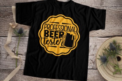 Professional Beer Tester T-shirt Design